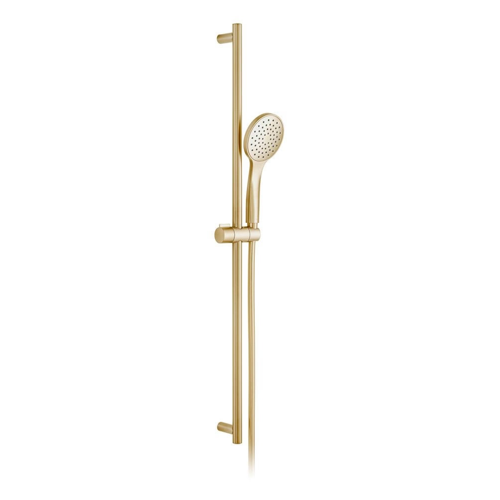 Cutout image of Vado Individual Brushed Gold Slide Rail Shower Kit